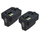 inkClub MHA650-2 Blekkpatron sort, 2pk