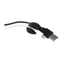 Eletra Cable Clip for 2 Cable 6 pack bk