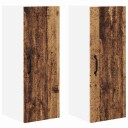  Kjøkkenskap 2 pcs Gammelt tre 30 x 31 x 80 cm Konstruert tre
