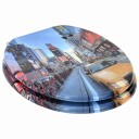  Myk lukking toalettsete Flerfarget 44 x 38 cm MDF plater