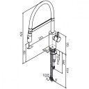 Silhouet Pro Touchless Kjokkenkran Borstet Messing