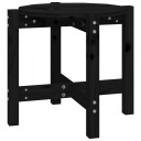 vidaXL Salongbord svart Ø 52,5x45 cm heltre furu