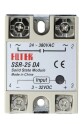 Enkeltfase solid state-relé SSR 480 V AC / 32 V DC 25 A