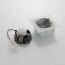 Lucande LED innfelt vegglampe Pordis IP65 rund