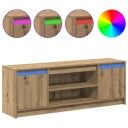  TV skap Brun 139.5 x 34 x 50 cm Konstruert tre
