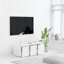 vidaXL TV-benk hvit 80x34x30 cm sponplate