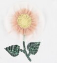 Hust and Claire T skjorte   Adora   Hvit m. Blomst   Hust and Claire   74   T skjorte