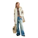 Desigual Dame Frakker Beige M,