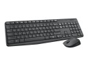 Logitech MK235 Trådløst Tastatur- og Mussett Nordisk Fullstørrelse Svart