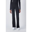 Champion ICONS High Waist Flare Leggings Dame Black Beauty XS