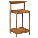 vidaXL Utendørs pottingbenk 56,5 x 48,5 x 107 cm Solid akasietre