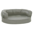 Vidaxl Ergonomisk Hundeseng Med Linutseende 60X42 cm Grå