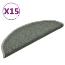 vidaXL Trappetrinnstepper 15 stk mørkegrønn 56x17x3 cm
