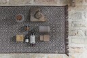 Mette Ditmer - MOROCCO bath mat Chocolate / Off-white