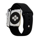 Ferrelli Apple Watch 42 mm silikonreim Svart