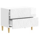  Nattbord Høgglans hvit 62 x 34,5 x 48 cm Konstruert tre