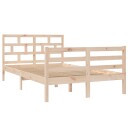 vidaXL Sengeramme heltre furu 120x200 cm
