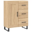  Skjenk sonoma eik 69,5x34x90 cm konstruert tre