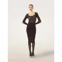 Wolford Dame Skjørt Brun L,