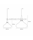 Fritz Hansen Orient P1 Taklampe Kobber
