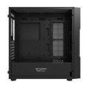 Darkflash DK431 Glass PC-kabinett med 4 RGB-vifter Sort