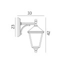 Norlys - London Down Utendørs Vegglampe Liten Hvit