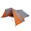 Tipi telt med tak Grå og Oransje 660 x 456 x 200 cm taft