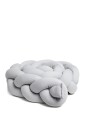 Alice &  Fox ALEAH Flettet Sengekant 200cm Light Grey