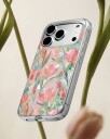 Ideal Of Sweden Clear MagSafe Case iPhone 16 Tulip Bloom