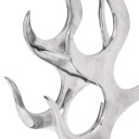  Vinstativ Flammeformet Aluminium Sølv 9 flasker