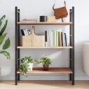 vidaXL Vegghylle 100x50x2 cm ubehandlet heltre eik