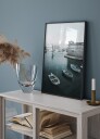 Boats With Views of Puglia Plakat Plakat / 100x150cm