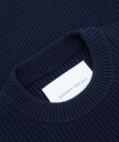 Garment Project Boxy Cotton Knit   Navy   Navy   XL