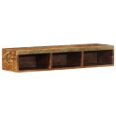  Veggmontert TV benk 100x30x19 cm gjenvunnet heltre