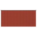 vidaXL Utendørs Rullegardin 90% UV-blokk Terracotta 400 x 140 cm HDPE