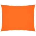 vidaXL Solseil oxfordstoff rektangulær 4x6 m oransje