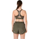 Asics Road Combination Zip Bra W Dark Olive 75C