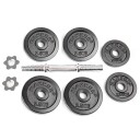 Hammer Sport Dumbbell Bar Set 30 mm 15 kg, Manualsett