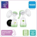Mam Mam 2-i-1 Brystpumpe Elektrisk Og Manuell Transparent