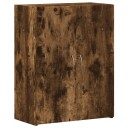  Arkivskap røkt eik 60x32x77,5 cm konstruert tre
