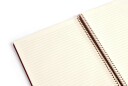 Kozo Notatbok M/spiral Premium A5 Berry