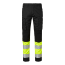 Top Swede Stretchbyxa Varsel 220 Klass 1 Svart/gul C62