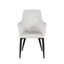 Venture Design COMFORT spise stol Beige Fløyel/svart Beige