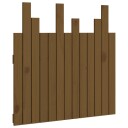 vidaXL Veggmontert hodegavl honningbrun 82,5x3x80 cm heltre furu