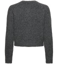 Rosemunde Kids Rktulip Wool Blend Ls Short Cardiga Grey 152