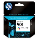 HP 901 fargeblekkpatron 360 sider Cyan/Magenta/Gul