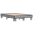  Sengeramme grå sonoma 140x200 cm konstruert tre og metall 8721102448386