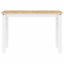  Spisebord Corona hvit 112x60x75 cm heltre furu 4005716