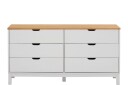 Crotone Kommode 150x39 cm   Hvit