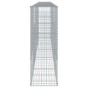 Gabionkurv med deksel 500x50x150 cm galvanisert jern